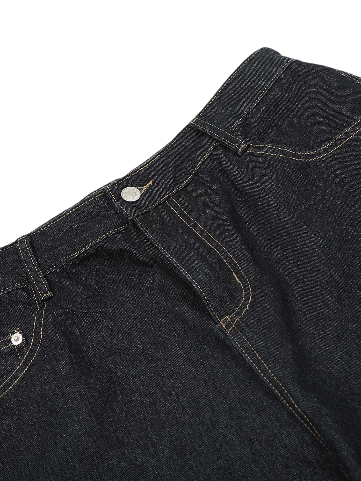 Deconstructed Cheetah Print Baggy Barrel Jeans - 2286