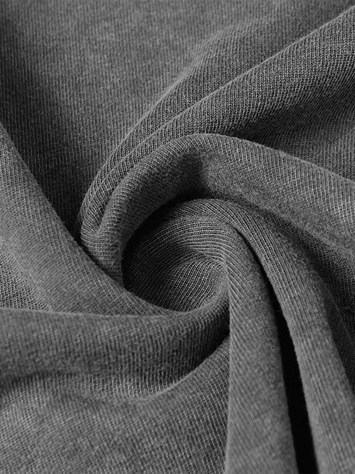 Washed Raw Edge Split Oversized T-Shirt