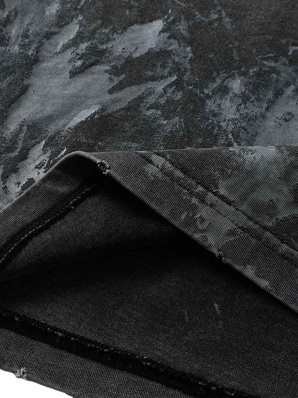 Washed Tie-Dye Short Sleeve T-Shirt