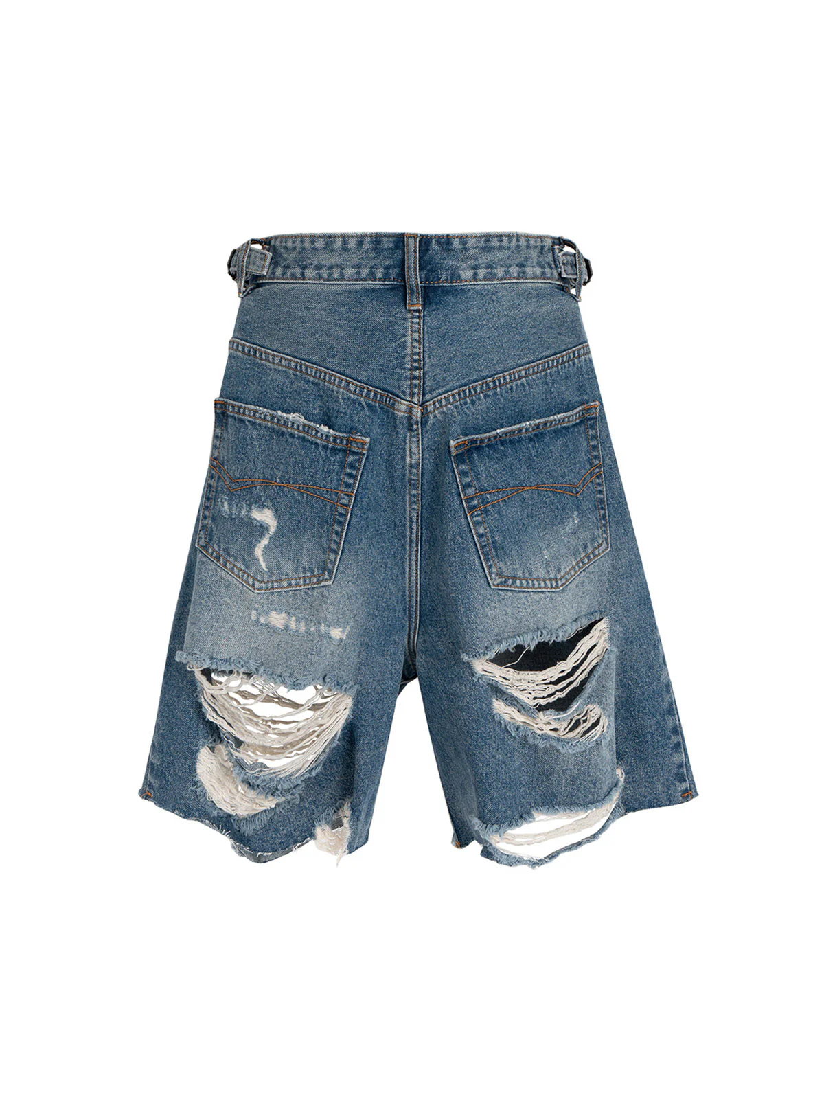 Street Ripped Denim Shorts