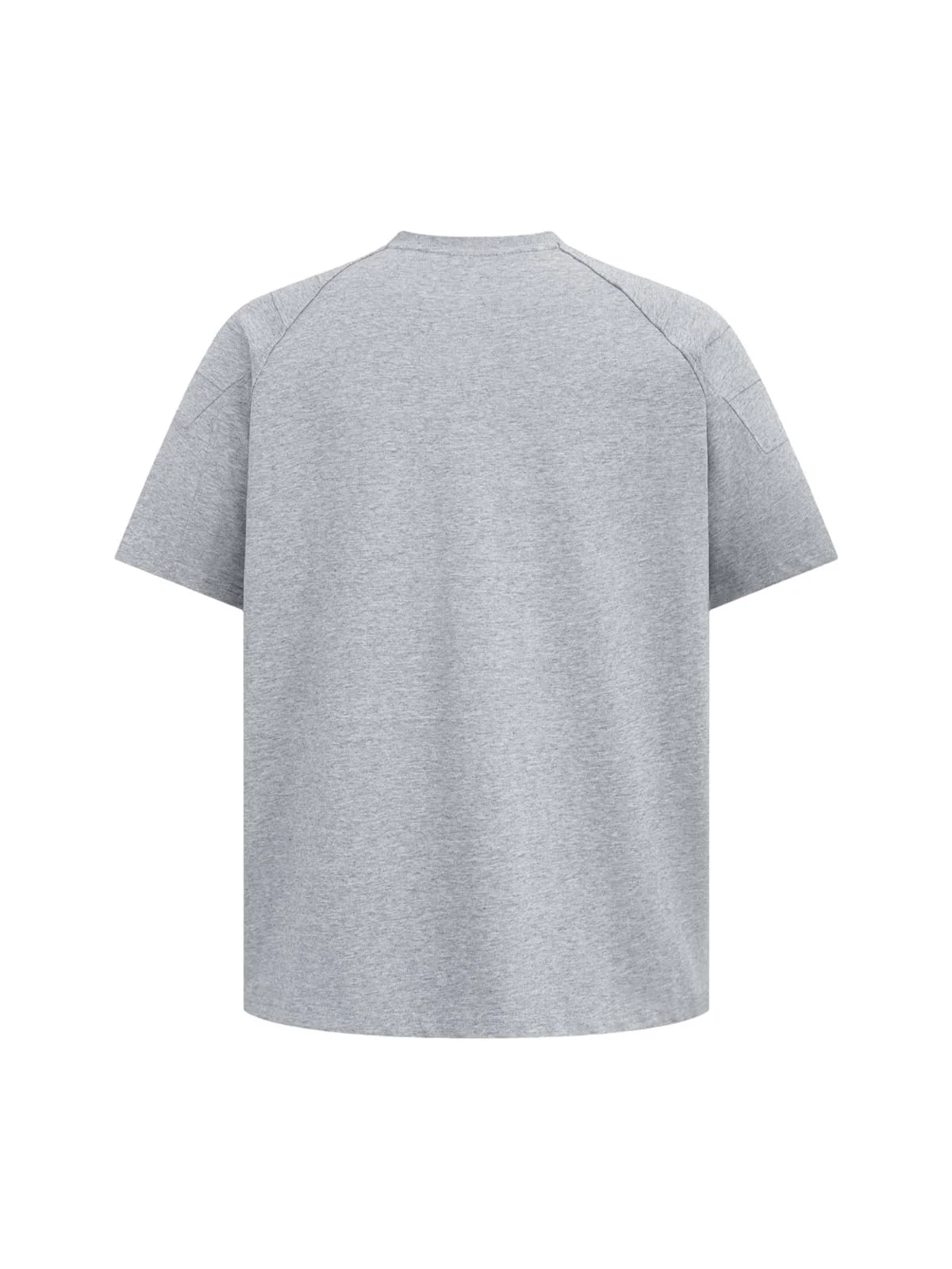 Retro Motorcycle Pleated Patch T-shirt