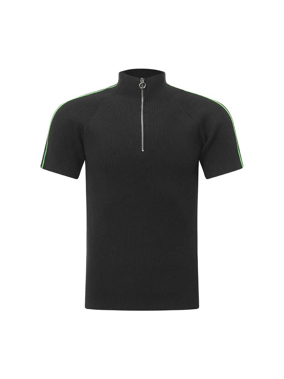 Retro Cleanfit Quarter Zip- Up T-Shirt