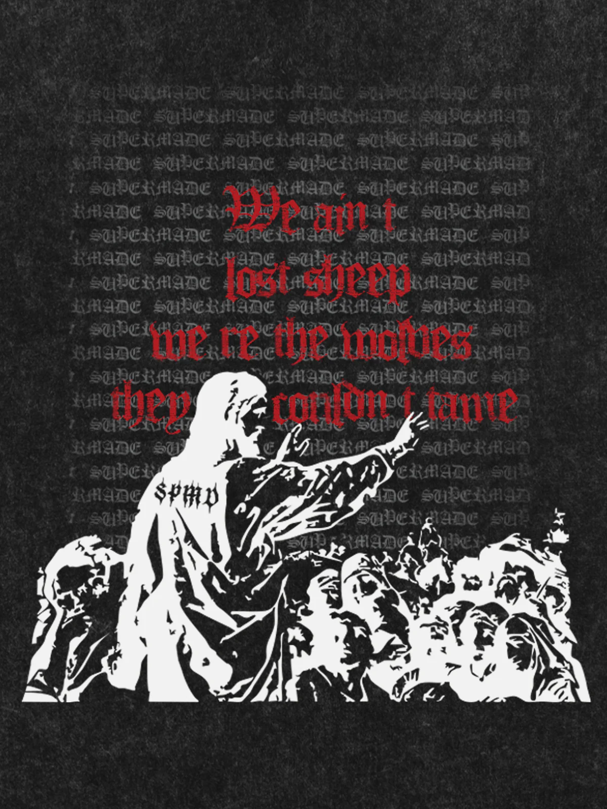 Bold Graphic Slogan T-Shirt