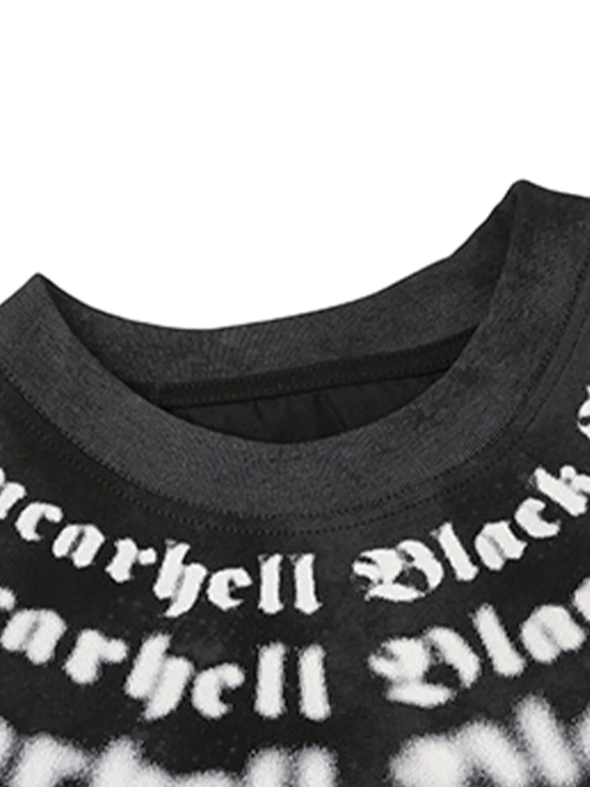 Retro Gradient Crew Neck Shirt