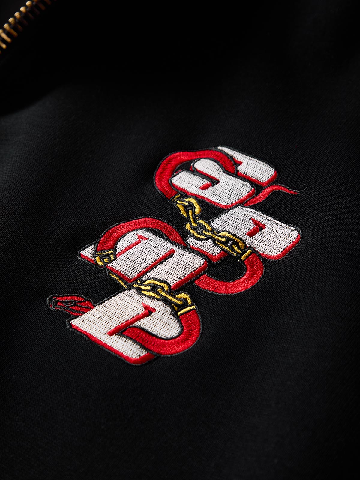 Original Embroidered Zip Up Hoodie