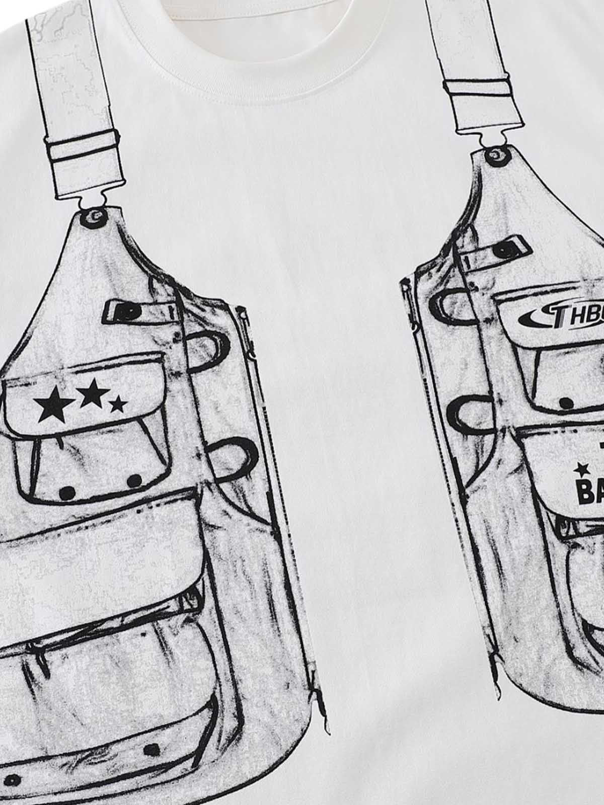 Jacket Print Graphic T-Shirt