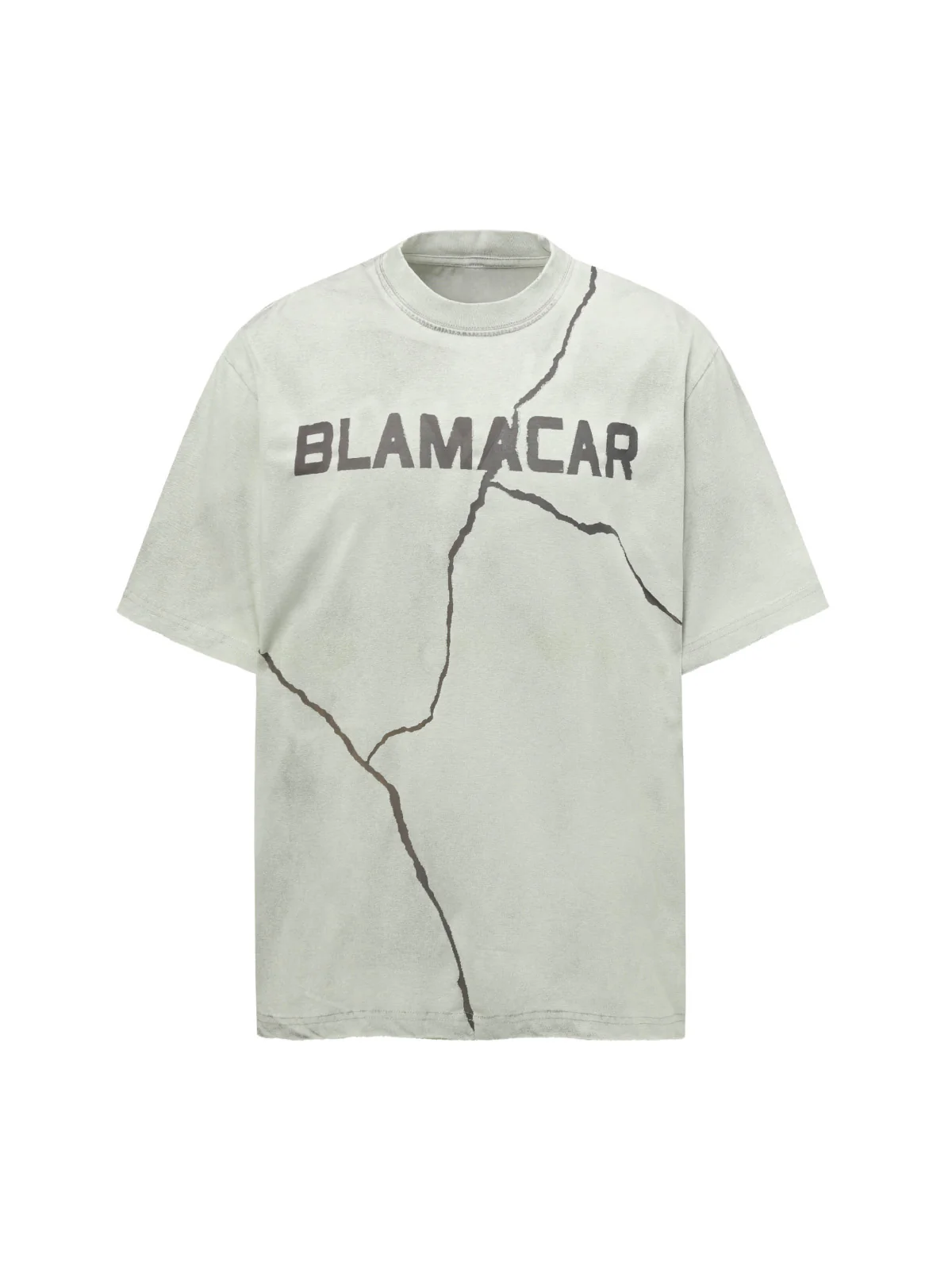 Washed Lightning Oversized T-Shirt