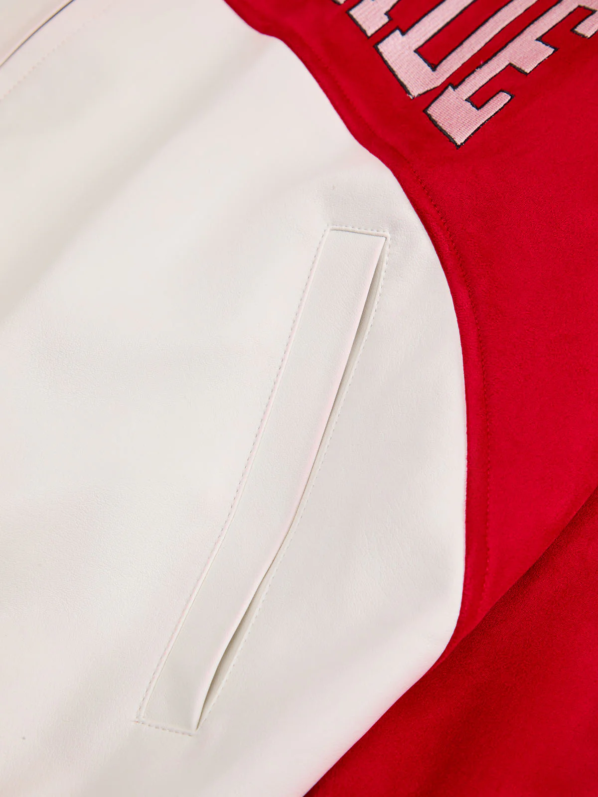 Original Contrast Color Varsity Jacket - 2349