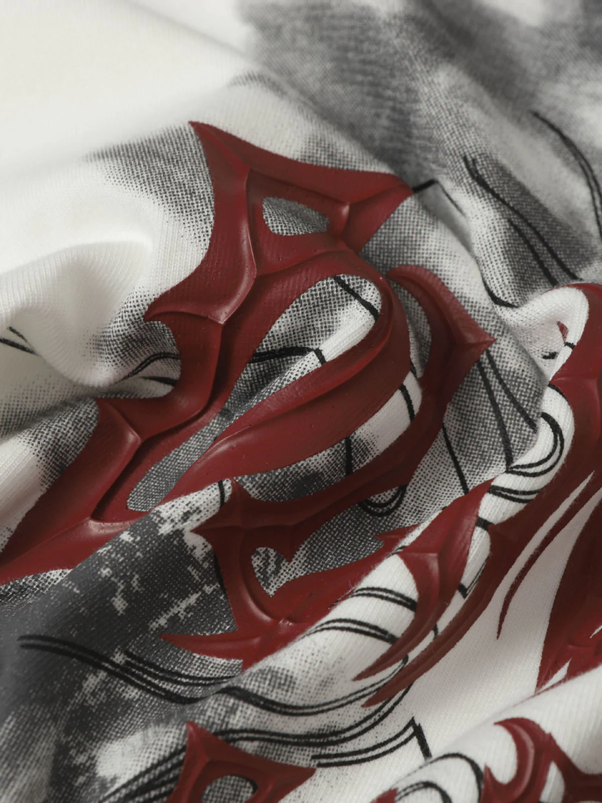 Distressed Batik Graphic T-Shirt