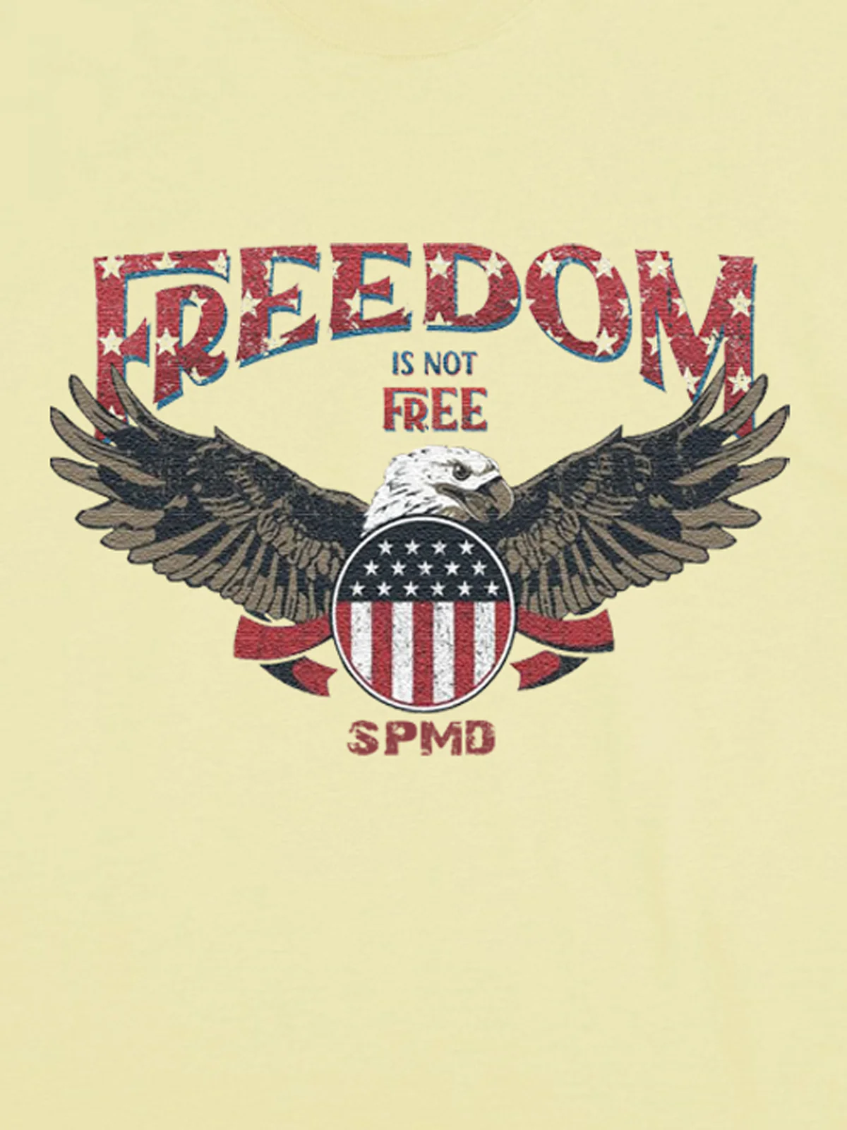 Original Freedom Eagle Print T-shirt