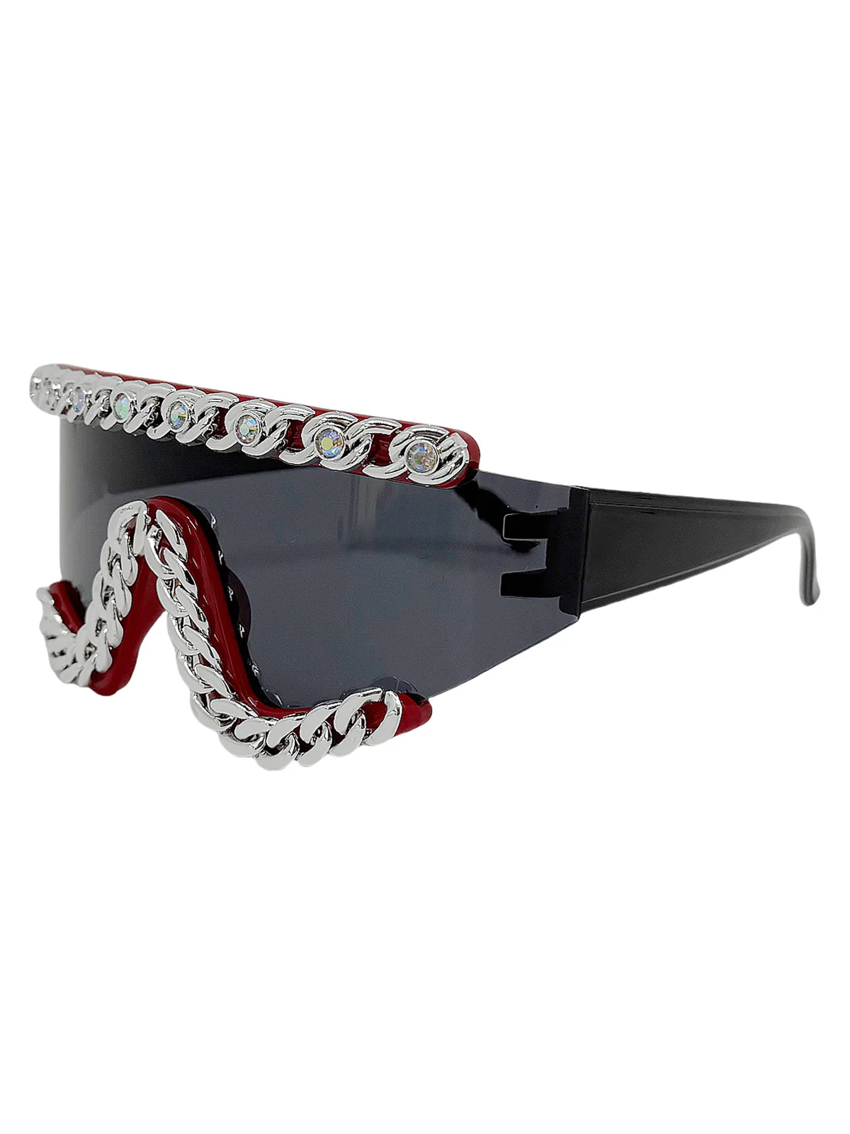 Chain-Embellished Sunglasses