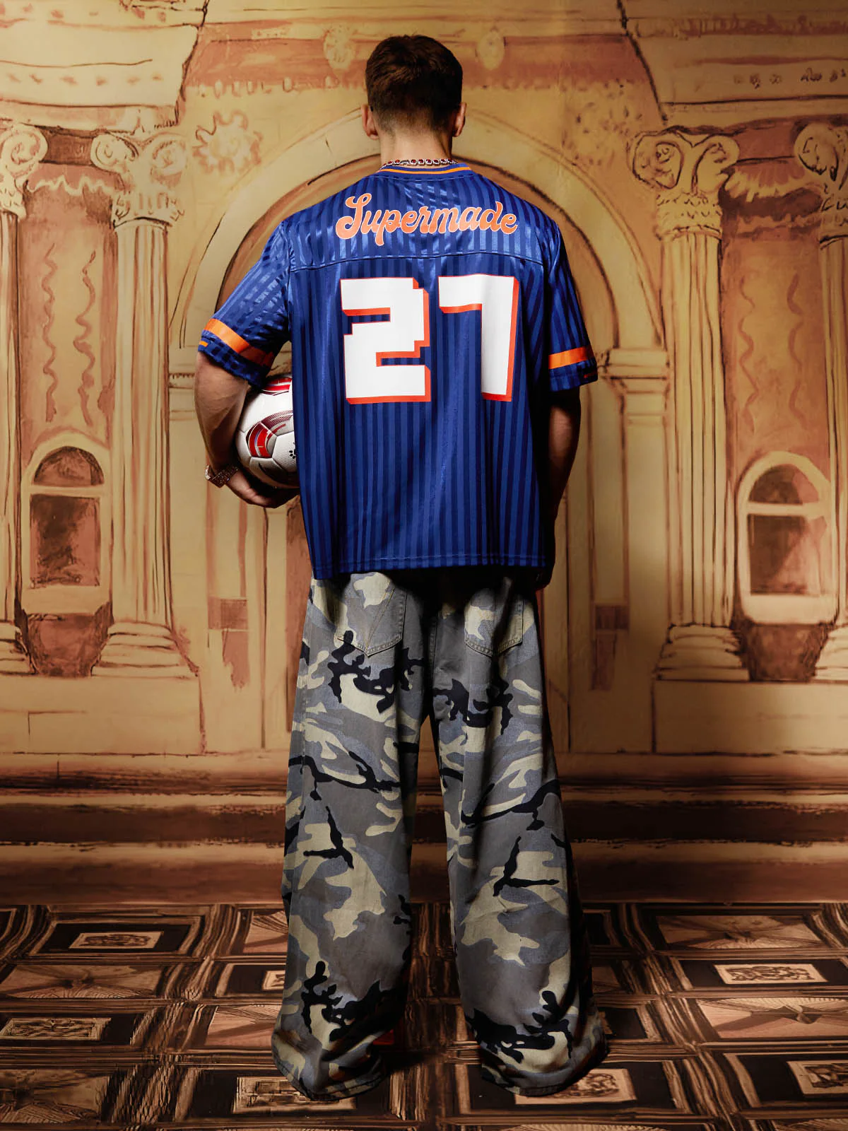 Original Striped Baseball Jersey T-Shirt - 2394