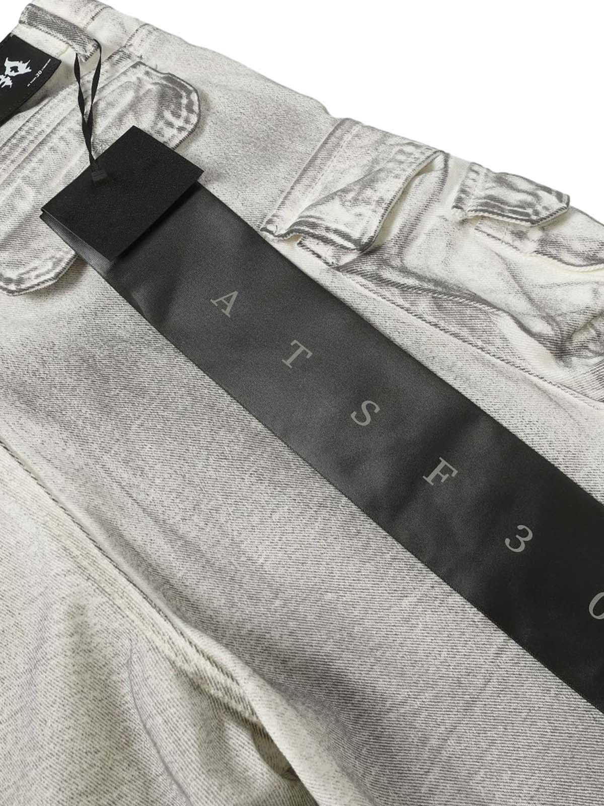 Distressed Multi-Pocket Cargo Shorts