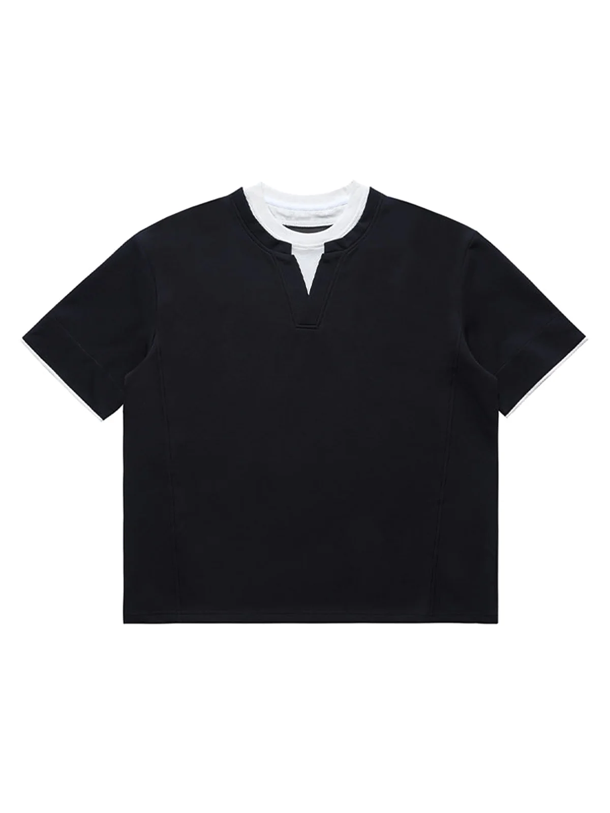 Cleanfit Faux Two-Piece Oversized T-Shirt