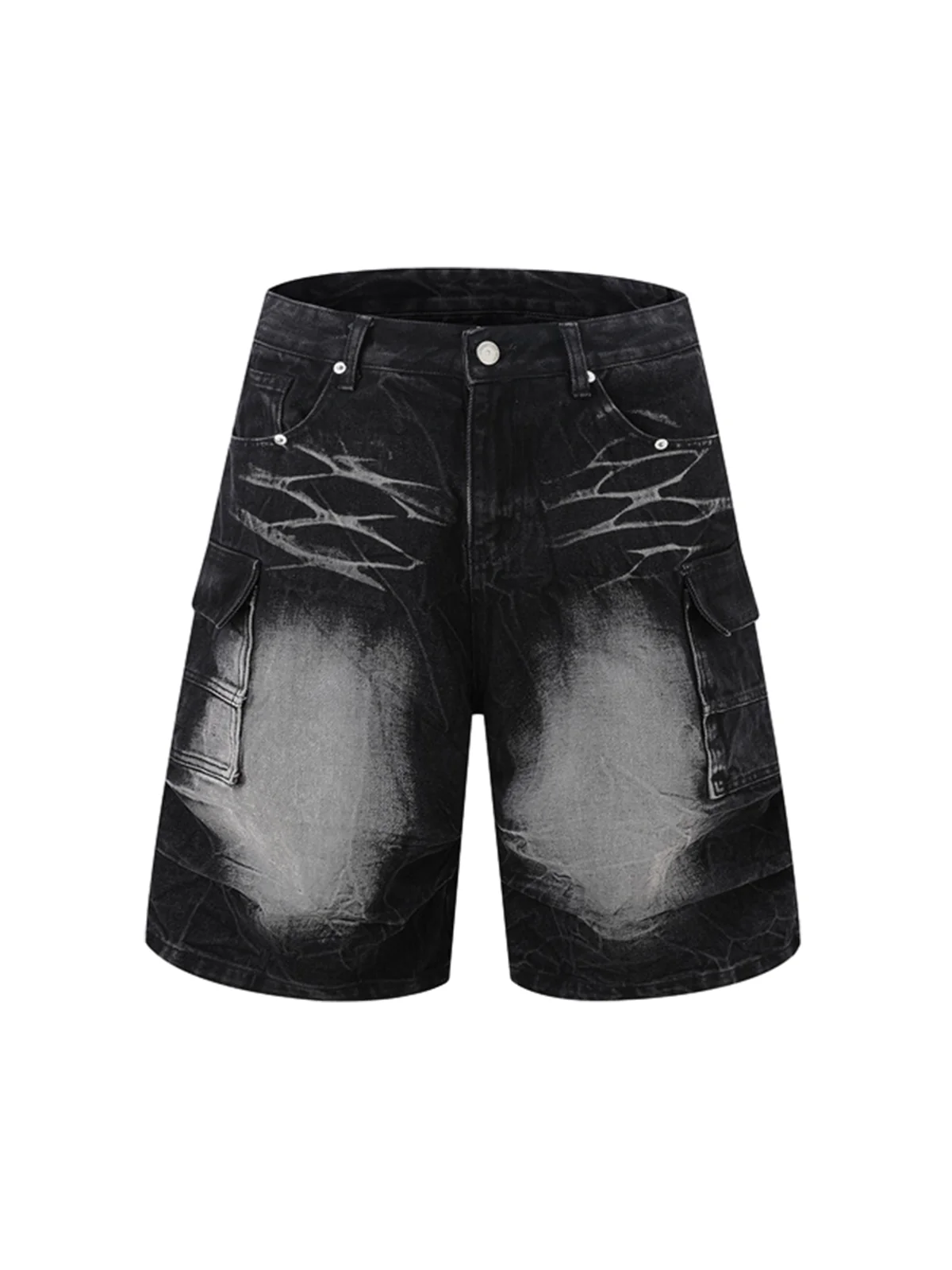 Short Sleeve Shirt & Shorts Denim Set