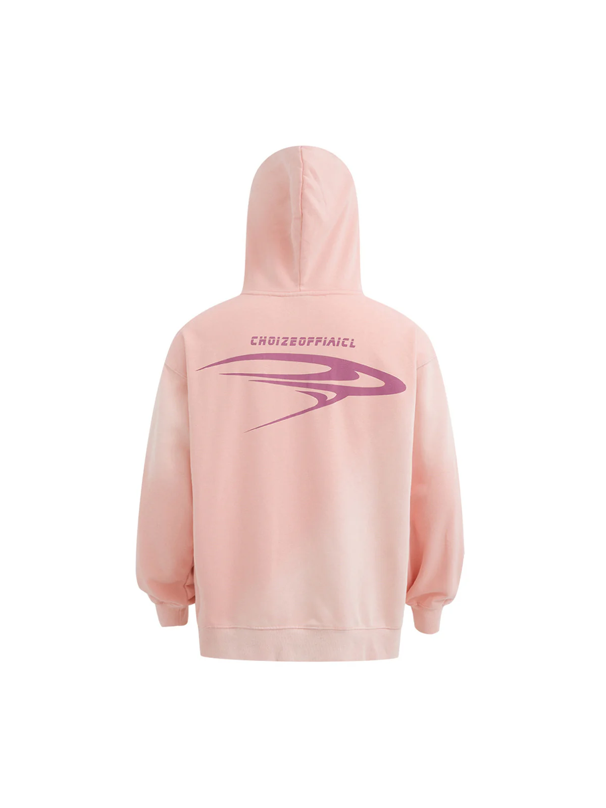 Heavy Washed Letter Print Hoodie