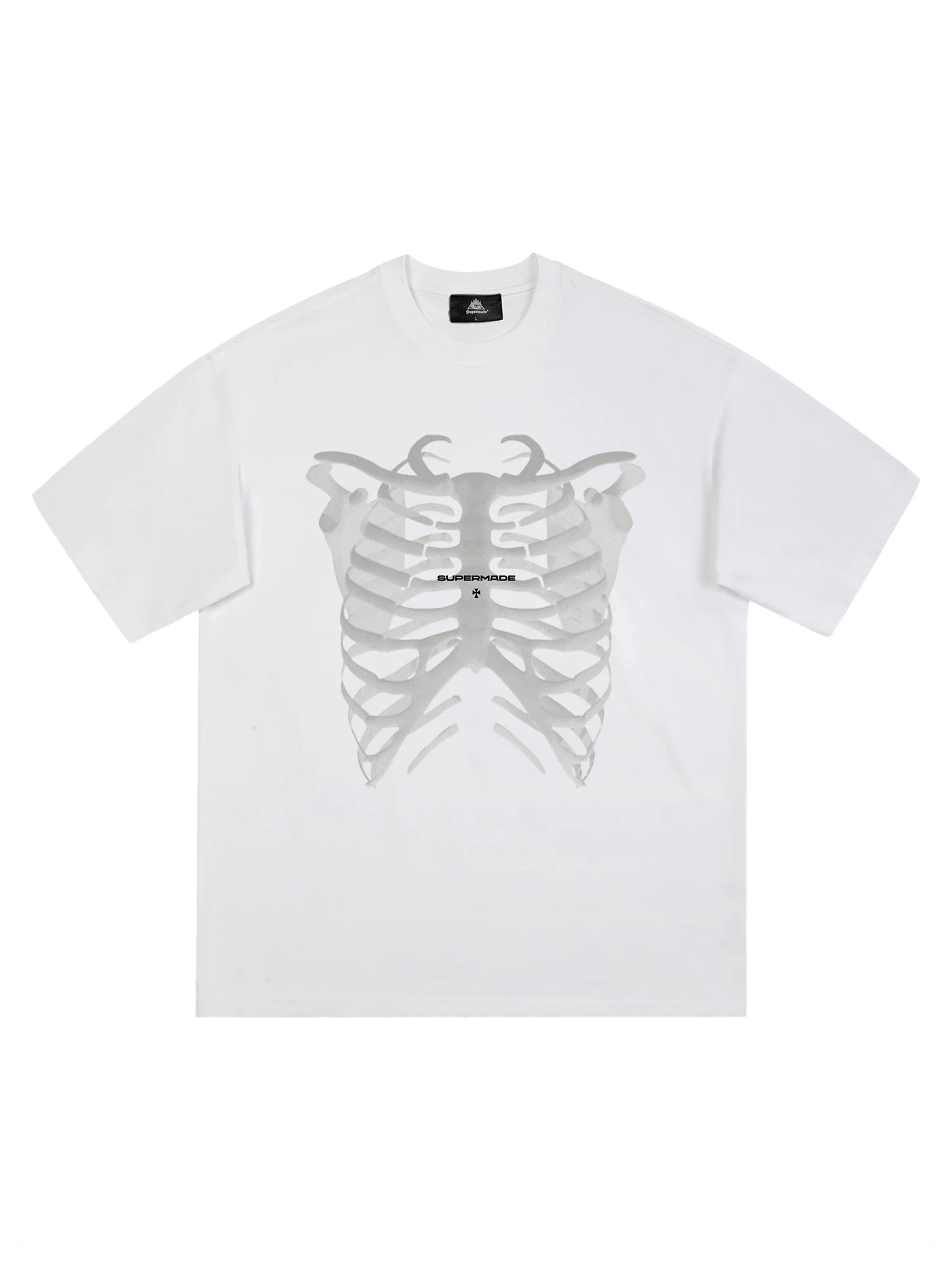 Thesupermade Skull Print T-shirt