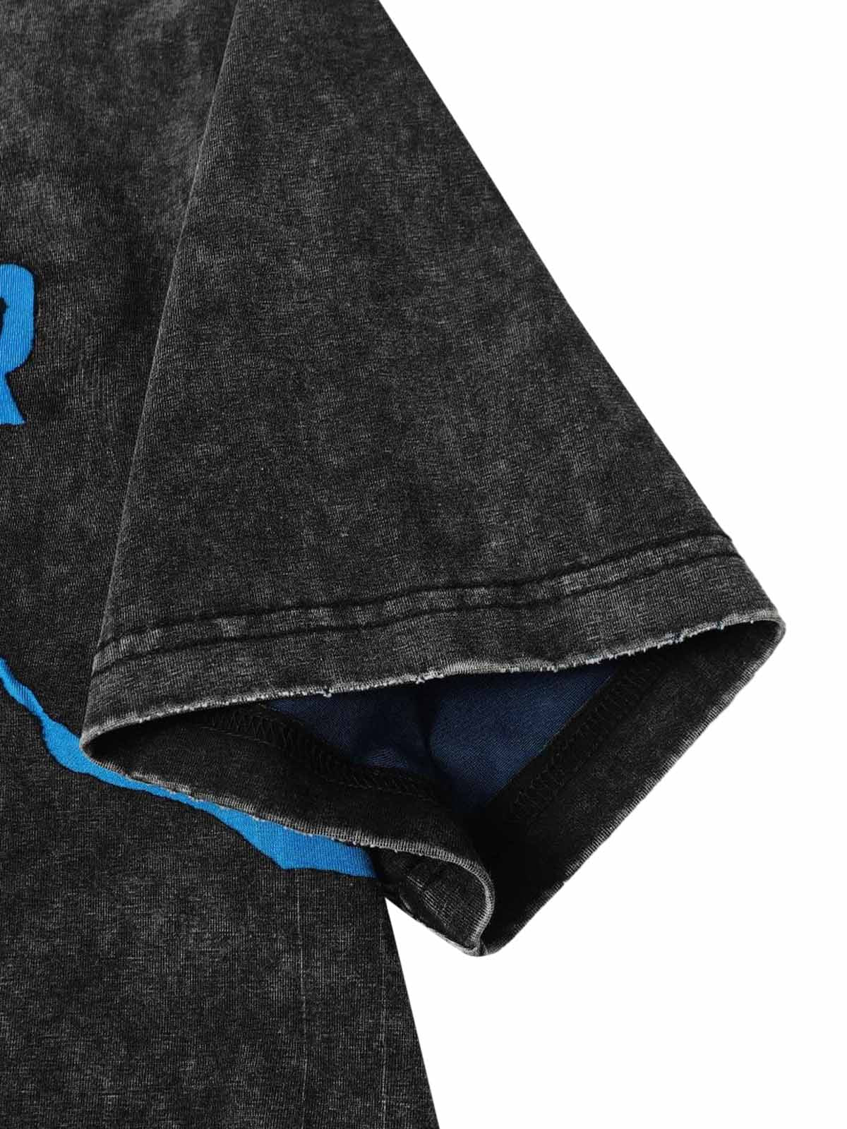 Washed Lightning Oversized T-Shirt