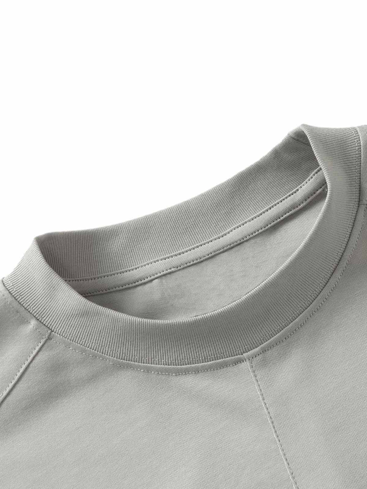 Retro Washed Deconstruction Functional Pocket T-shirt