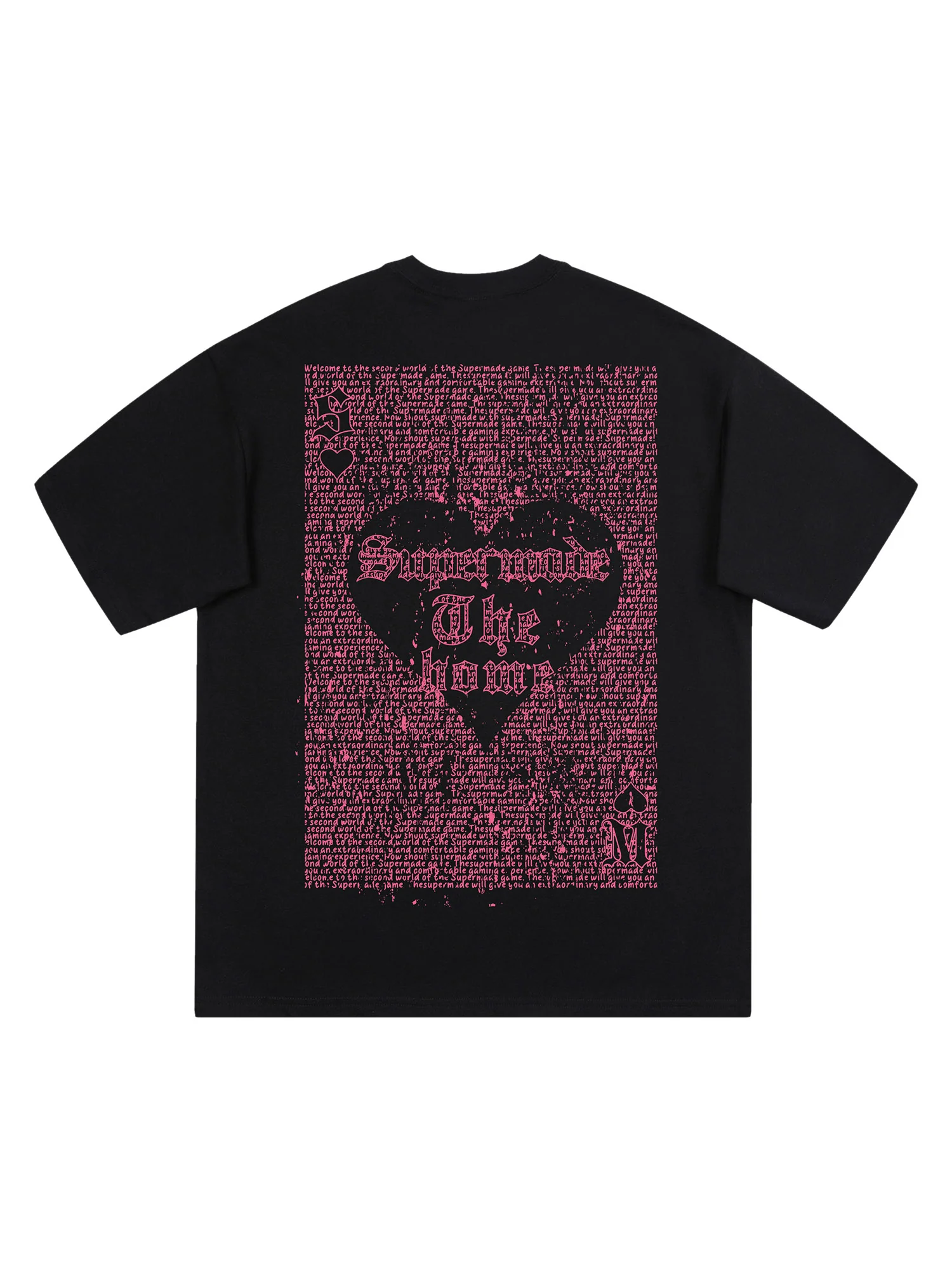Thesupermade Valentine's Day Graffiti Poker T-shirt - 1946
