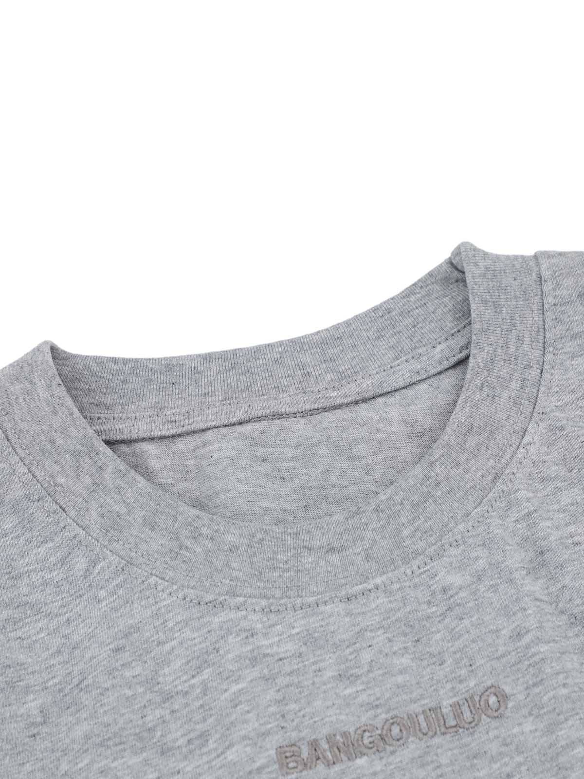 Retro Quilted Design T-shirt