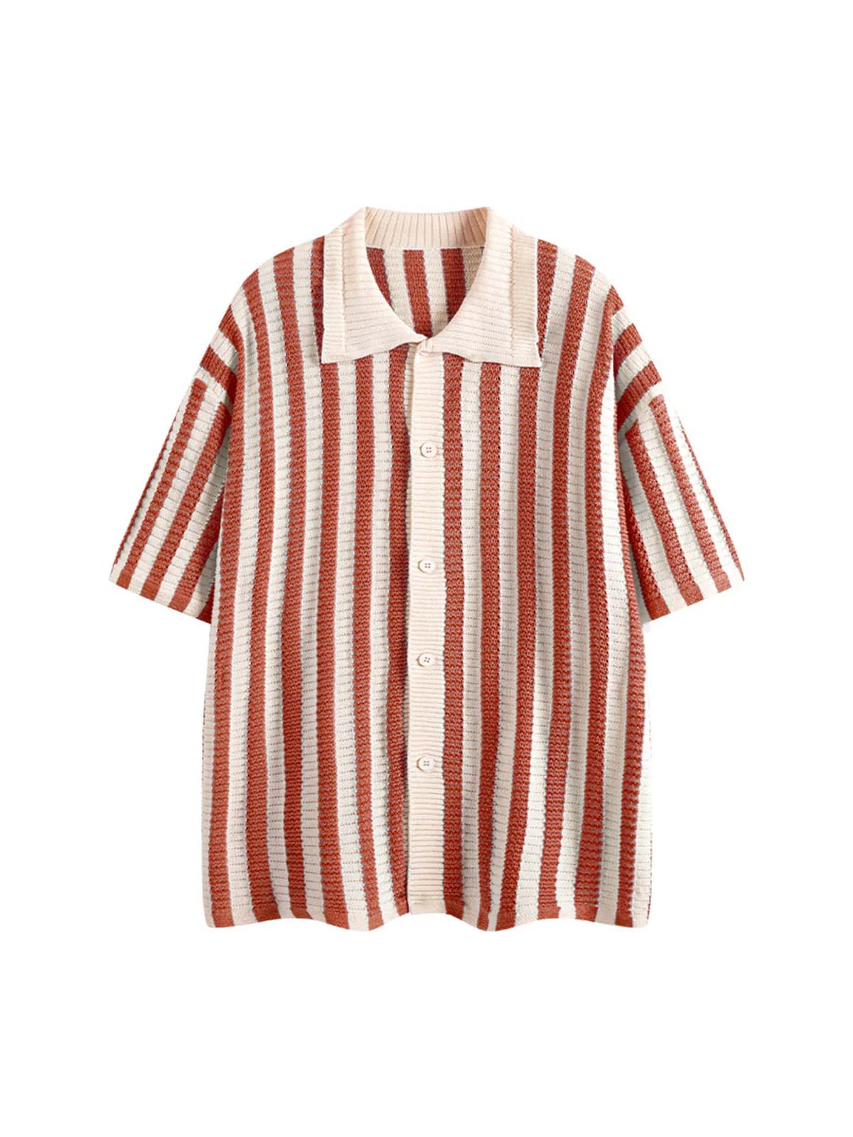 Cleanfit Striped Knit Cardigan Shirt