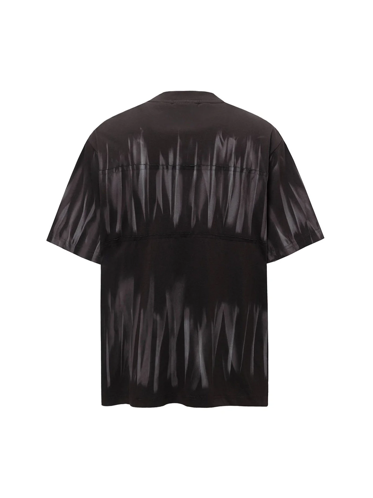 Oversized Tie-Dye Embroidered Letter T-Shirt