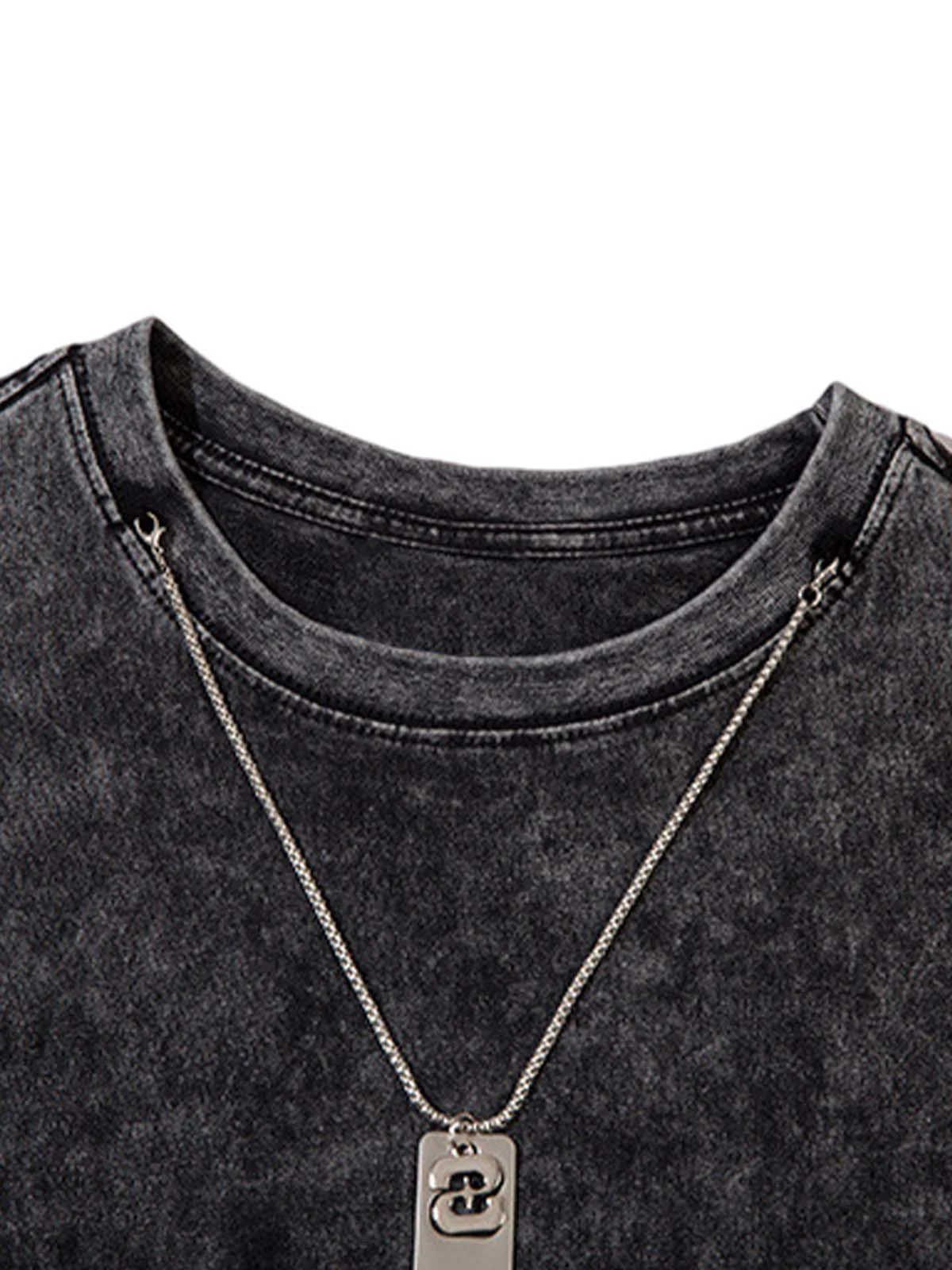 Gradient Tie-Dye Raw Edge Vest