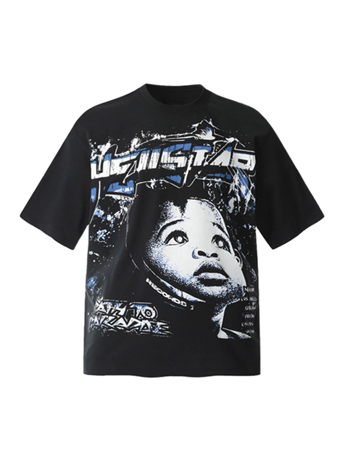 Artwork Graphic Crew Neck T-Shirt