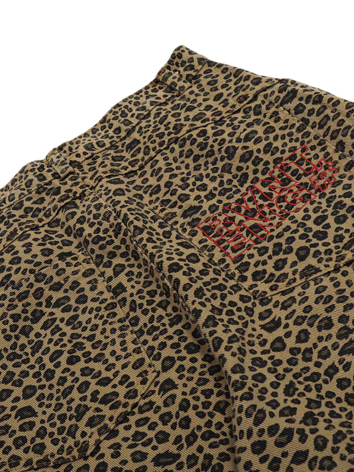 Cheetah Print Barrel Pants