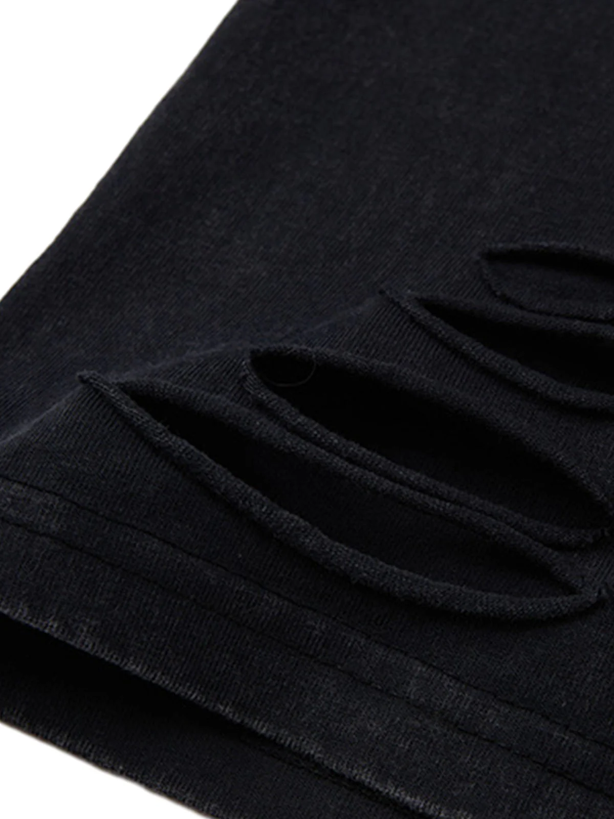 Distressed Graphic Butterfly Print Vest