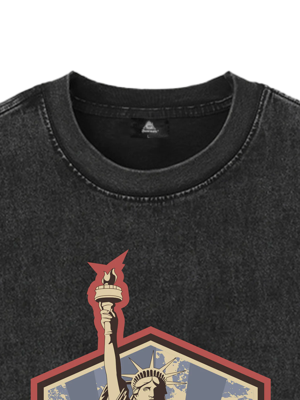 Original Street Statue Of Liberty Print Vest