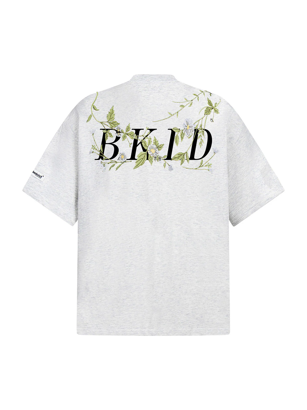 Floral Embroidered Oversized Short Sleeve T-Shirt