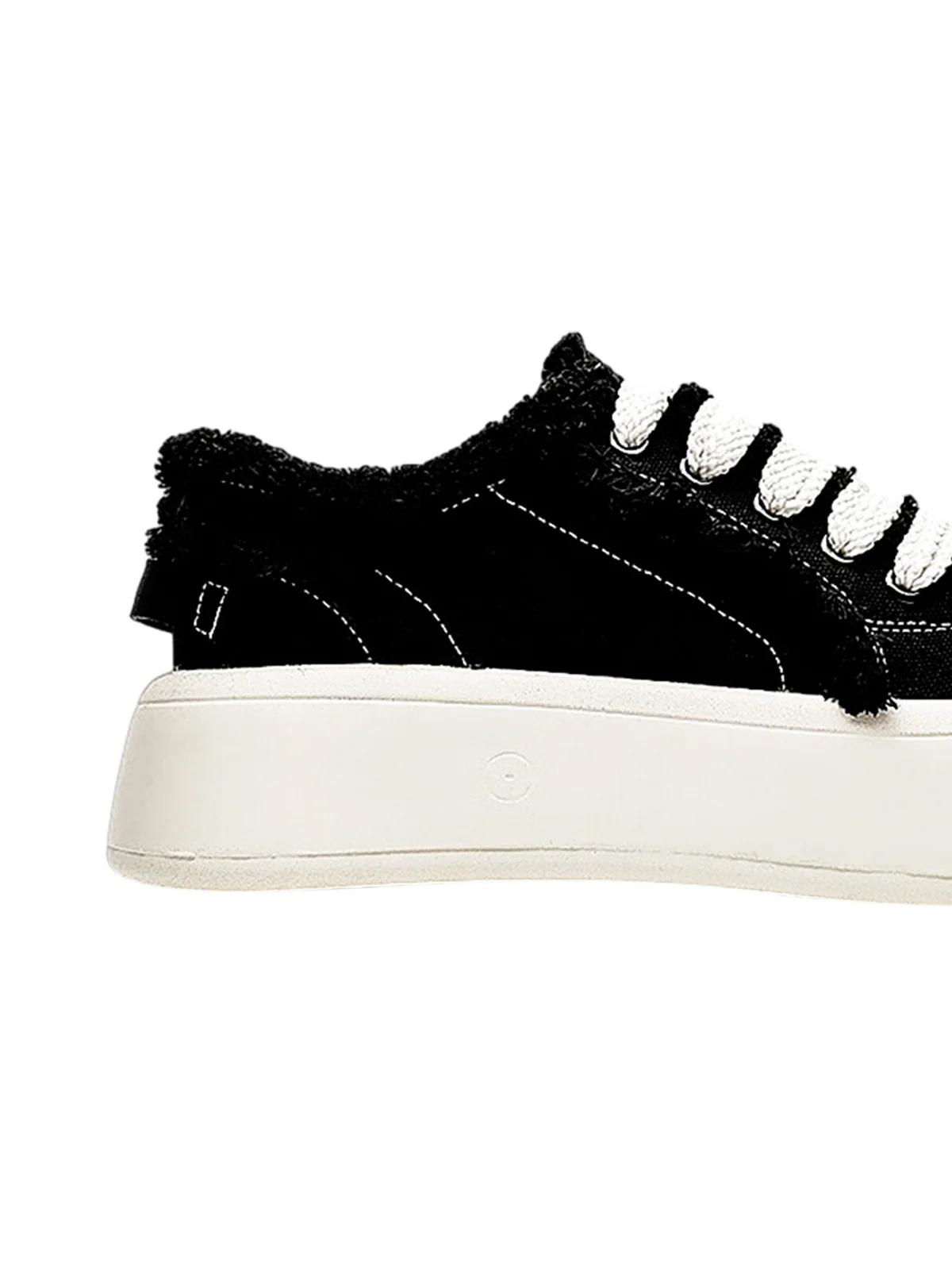 Fuzzy Trim Chunk Shoes - 2379