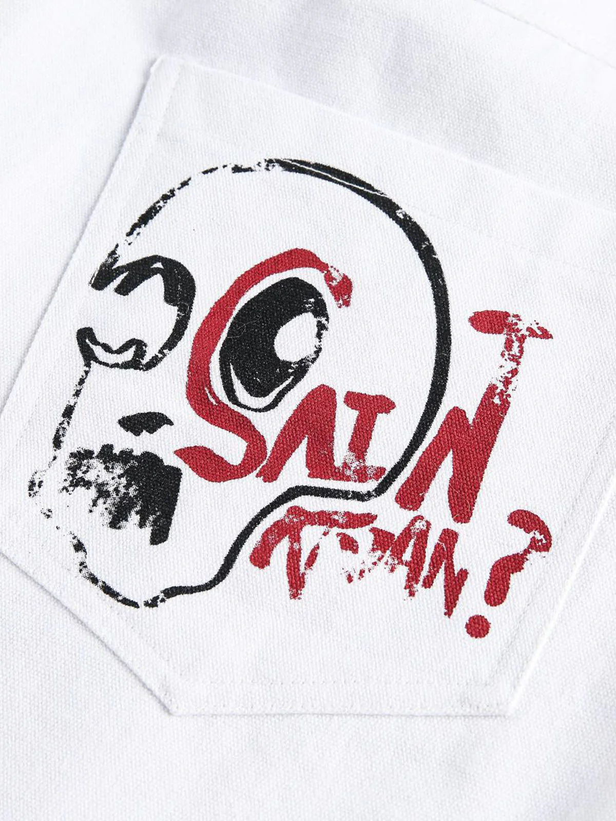 Graffiti Art Denim Shorts