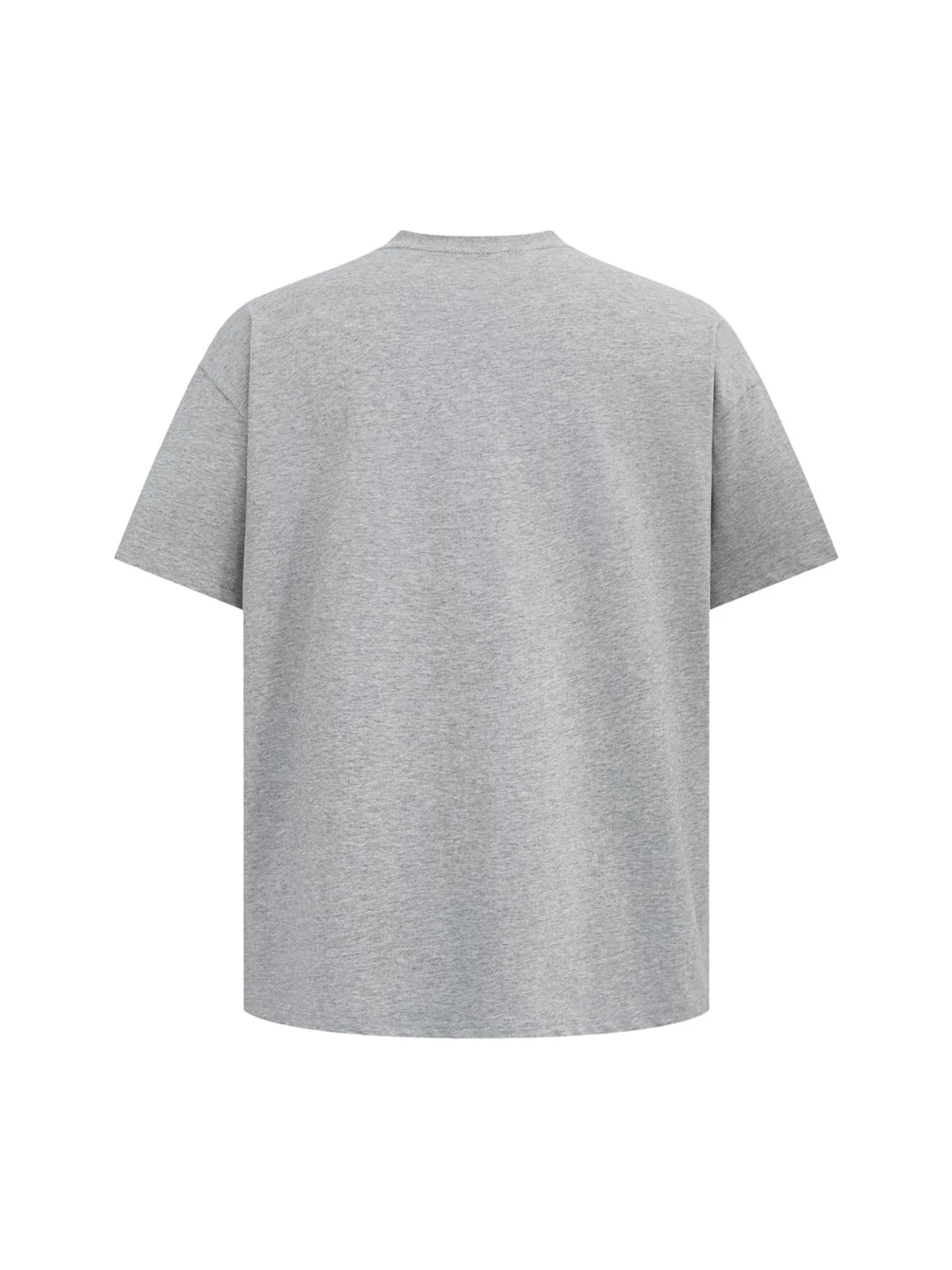 Retro Contrast Color Stitching Embroidered Letter T-shirt