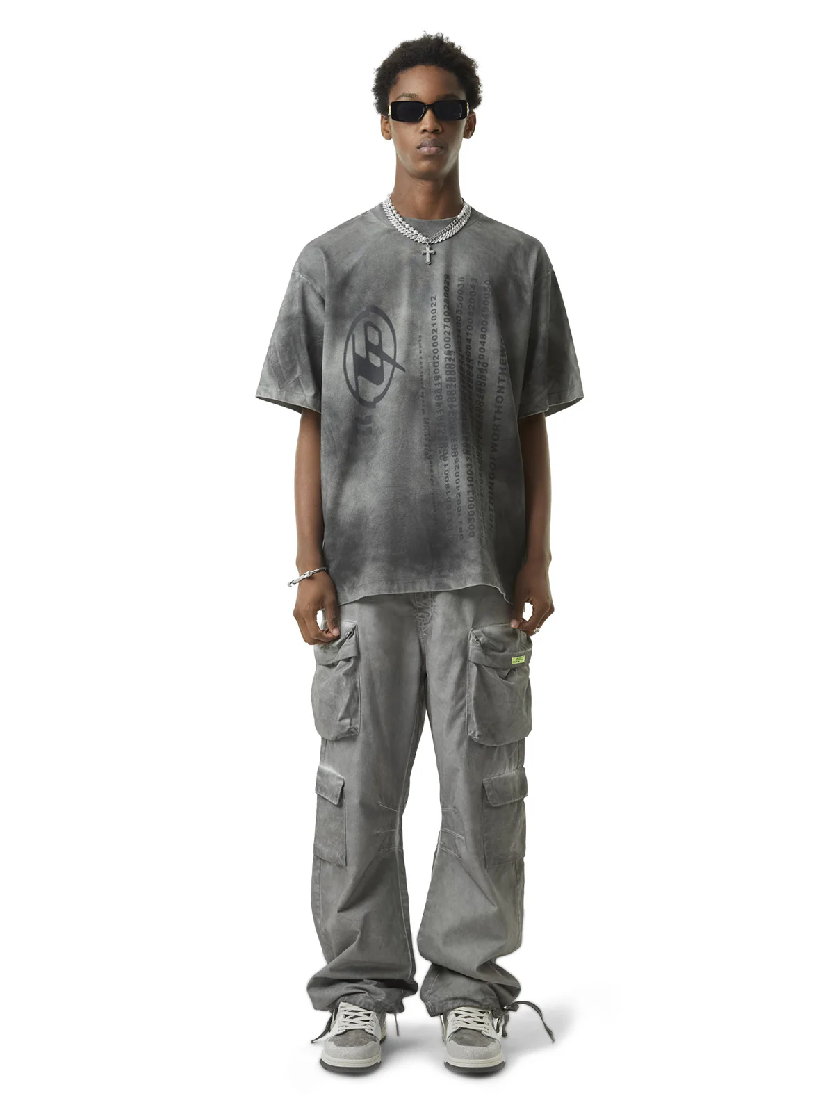 Thesupermade Vintage Wasteland Style Multi Pocket Work Pants