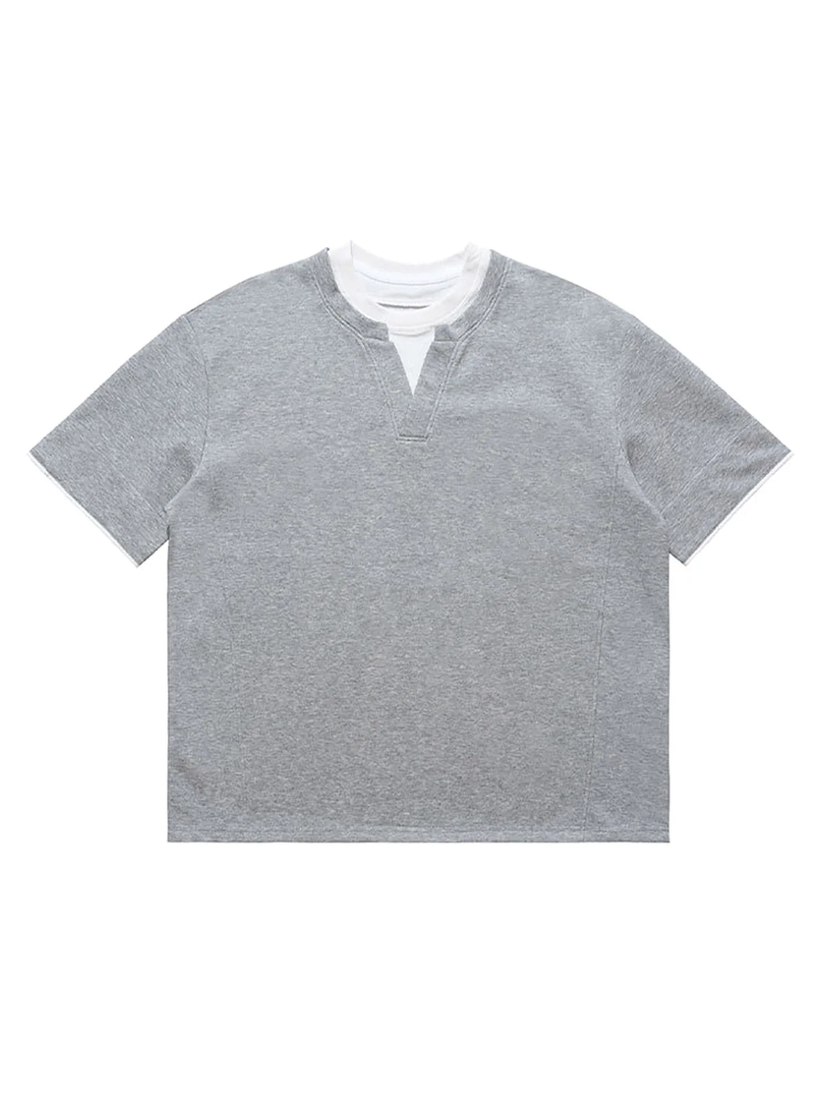 Cleanfit Faux Two-Piece Oversized T-Shirt