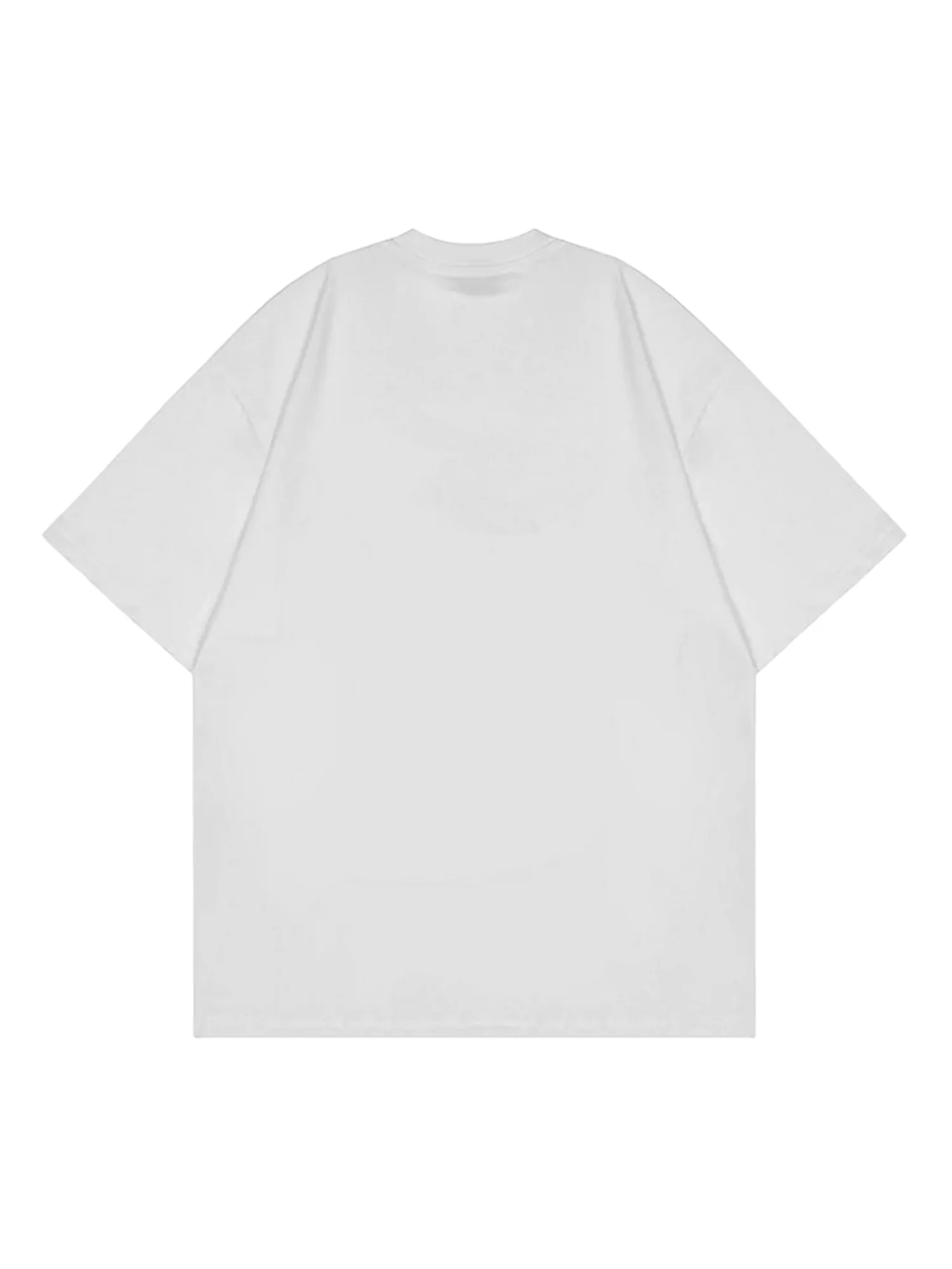 Thesupermade Head Print Hip Hop T-shirt - 1564