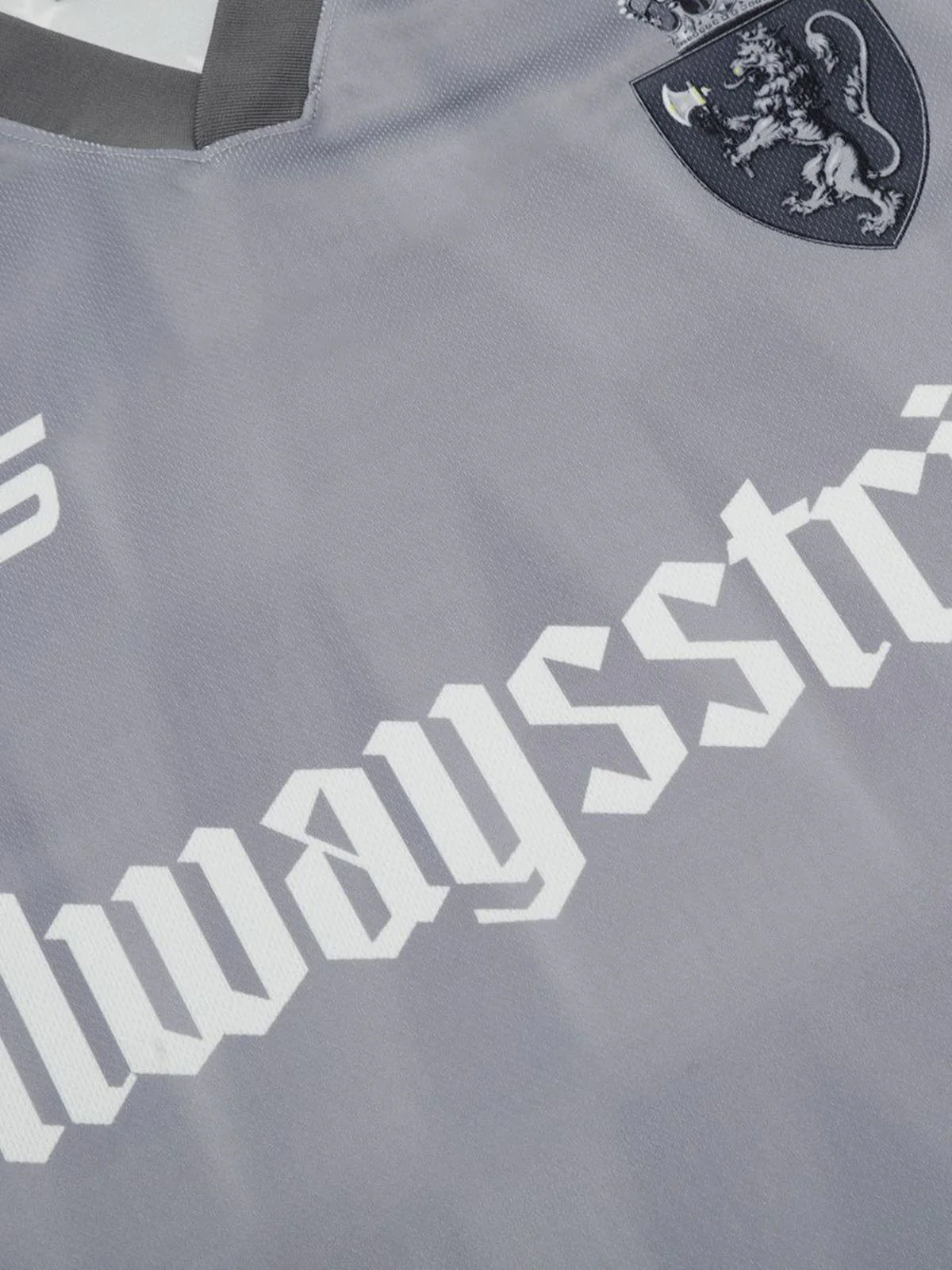 Sports Patchwork Jersey Letter Print T-shirt