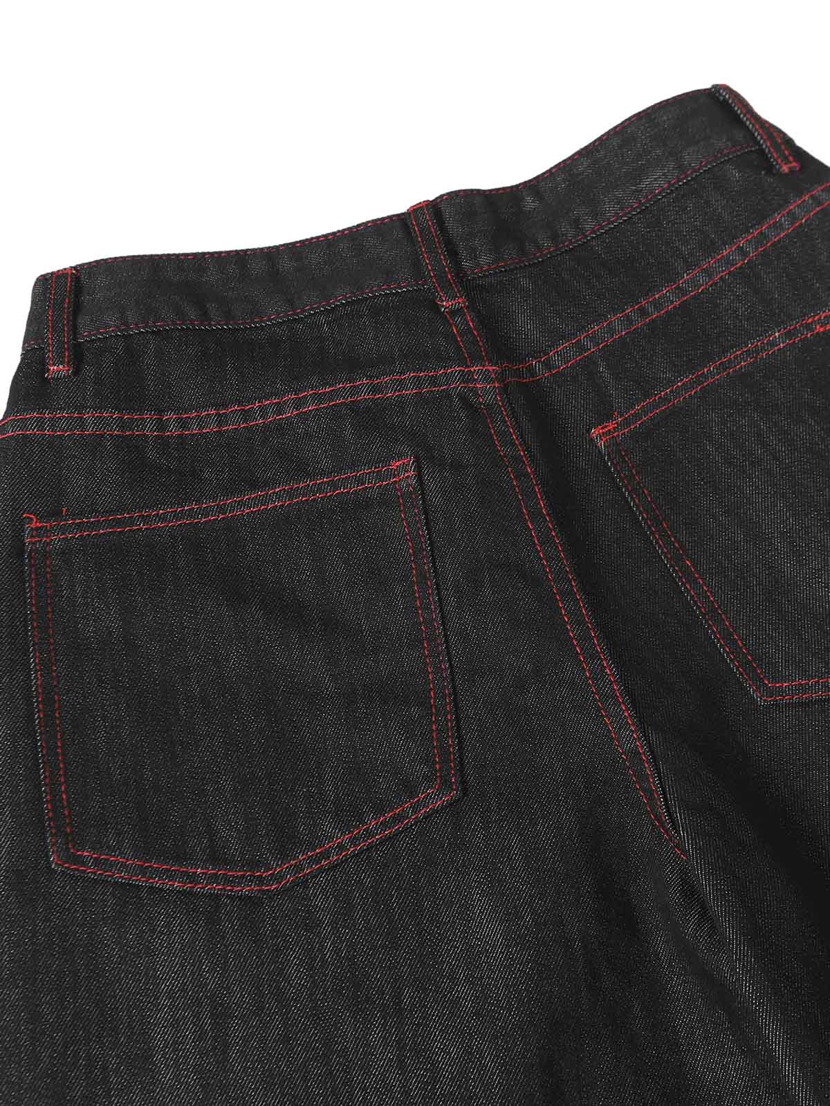 Retro Patchwork Baggy Jeans