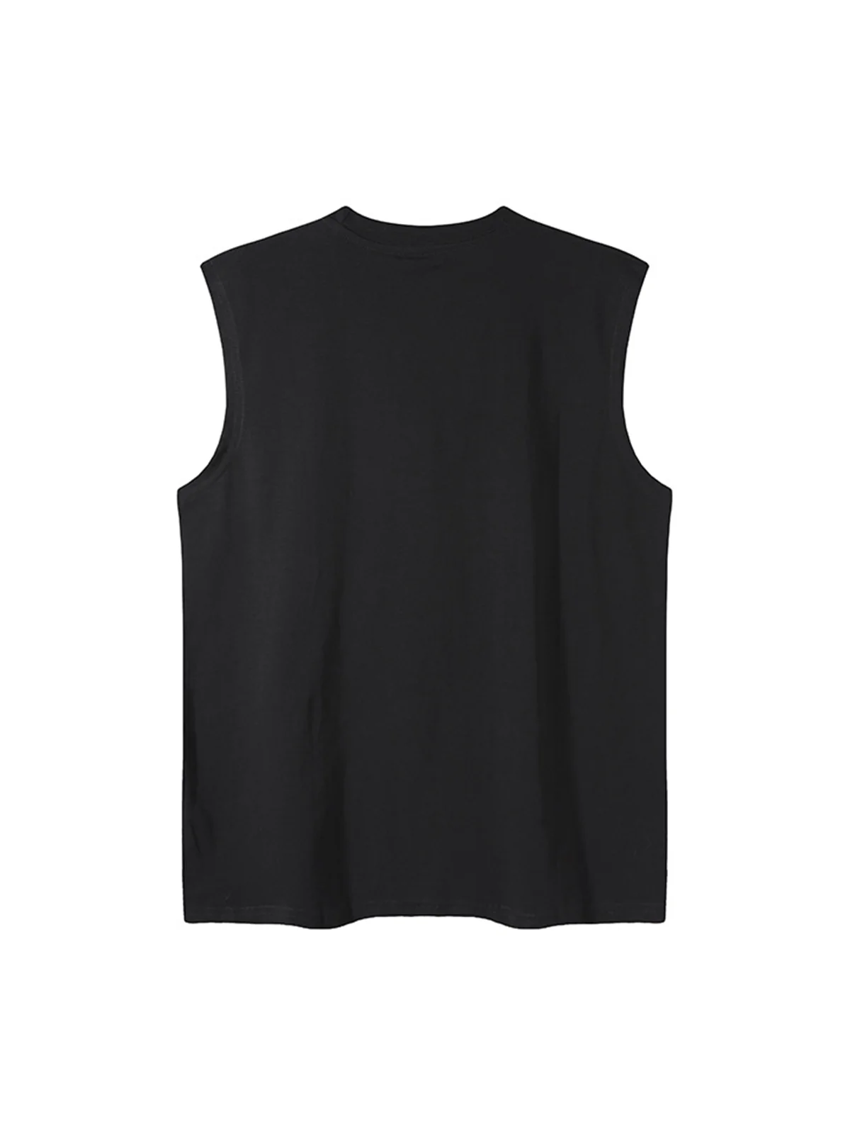 Graphic Rock Singer Print Metal Tag Vest