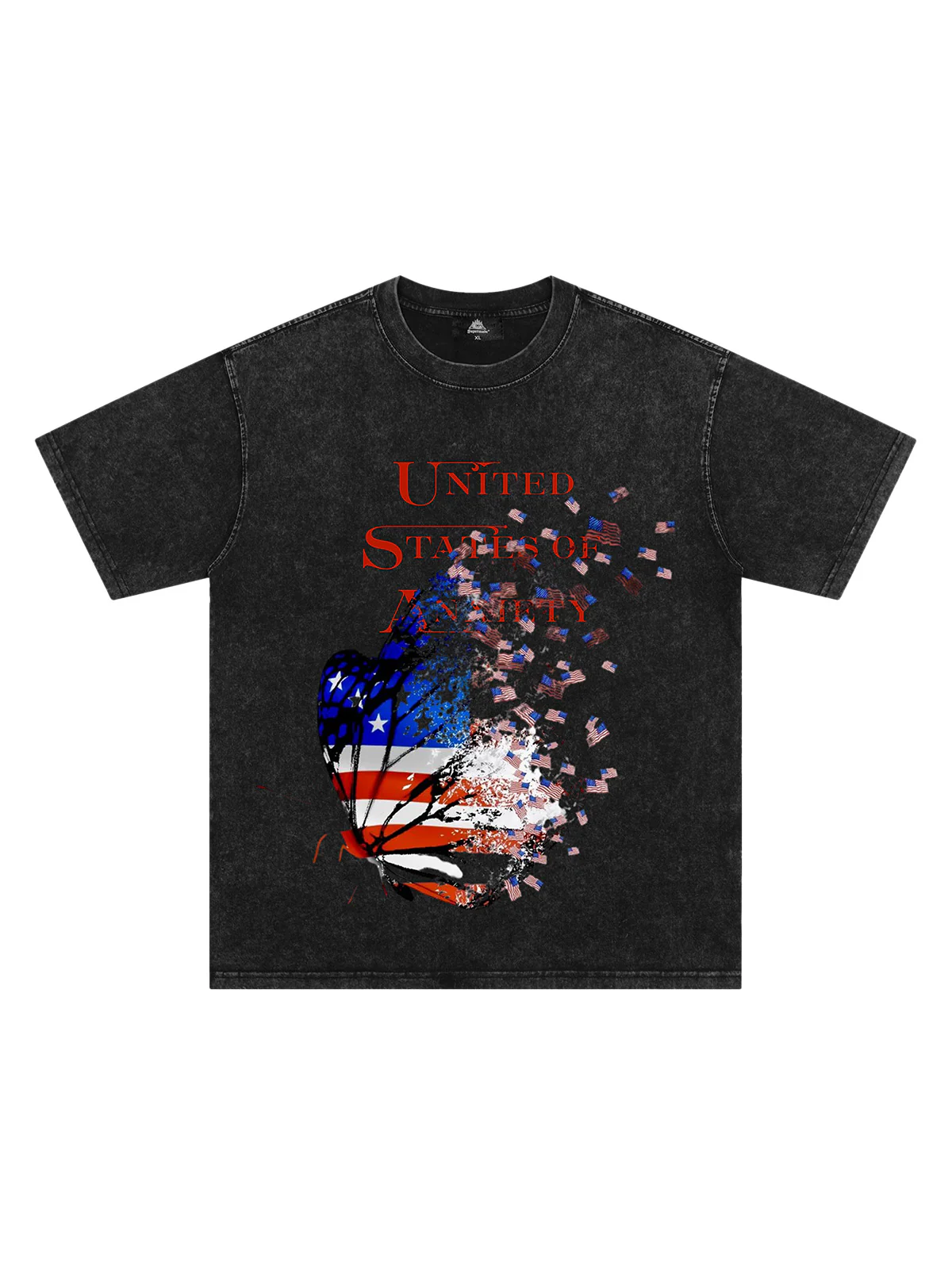 Orginal Street Broken Phantom Butterfly Independence Day T-shirt