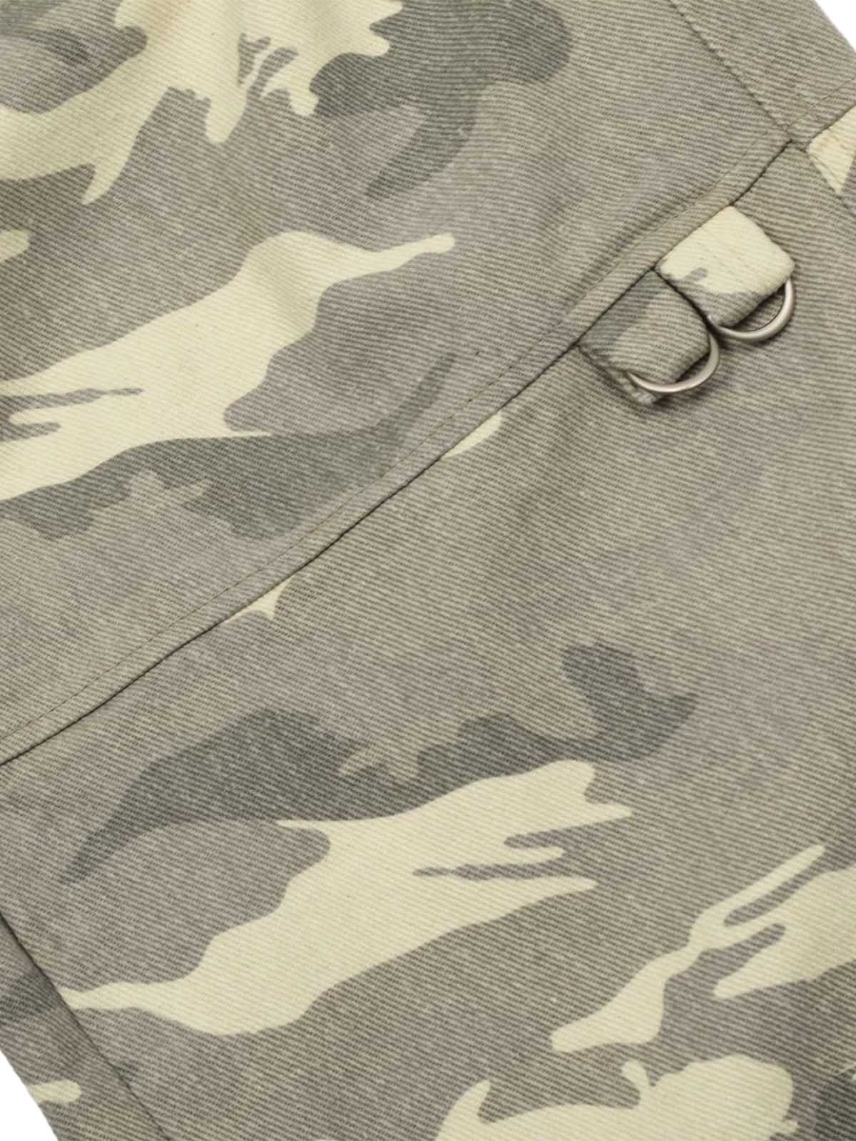Thesupermade Camouflage Multi Pocket Cargo Pants