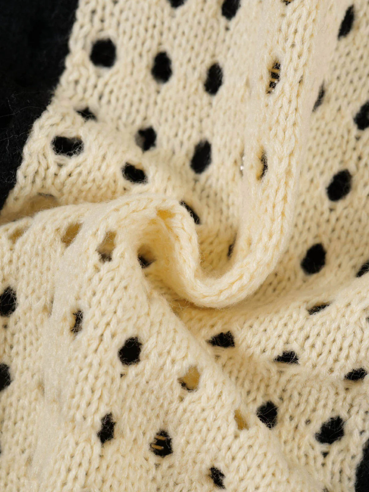 Thesupermade Cross Jacquard Full Zipper Hooded Jacket - 2254