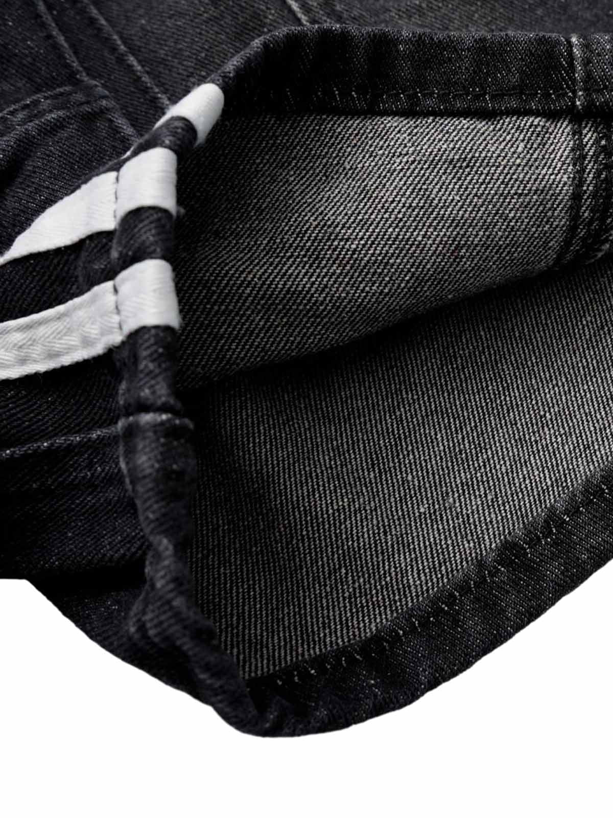 Washed Cargo Denim Shorts