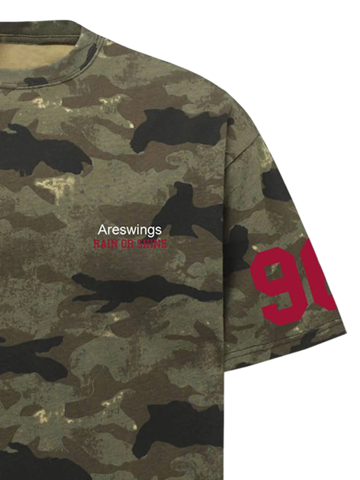 Camouflage NO.96 Print T-Shirt