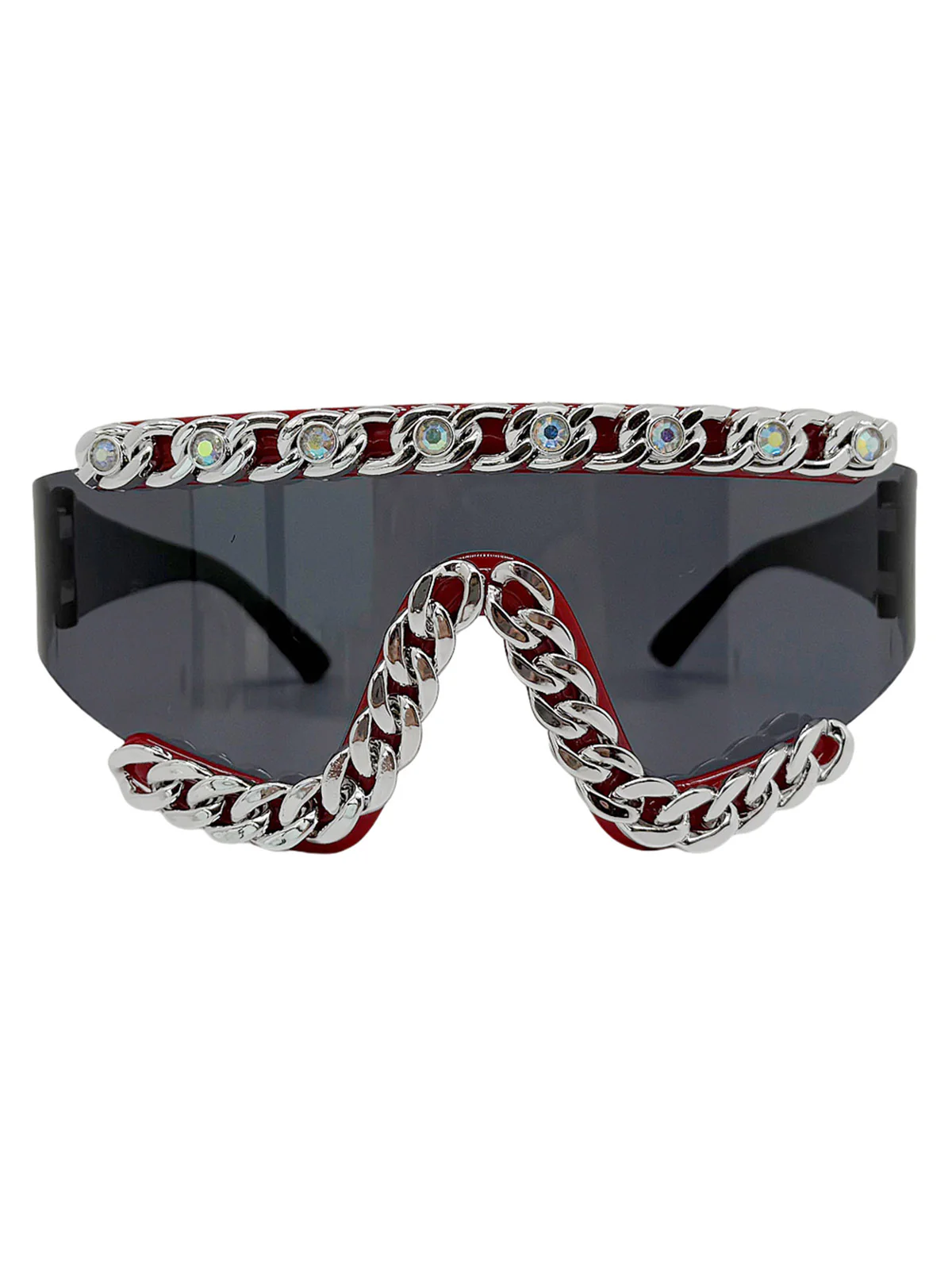Chain-Embellished Sunglasses