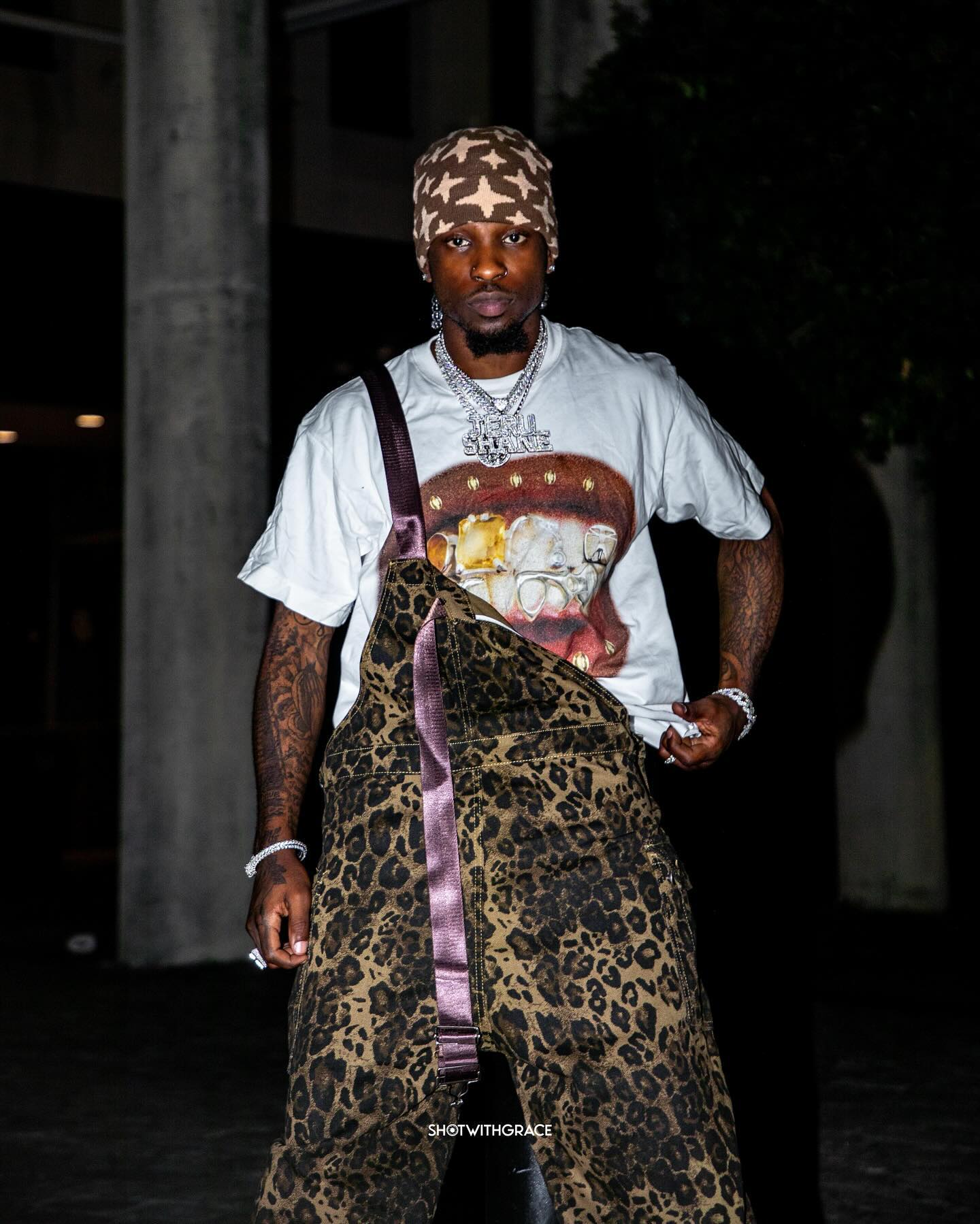 Thesupermade Leopard Print Street Style Workwear Overalls - 2020