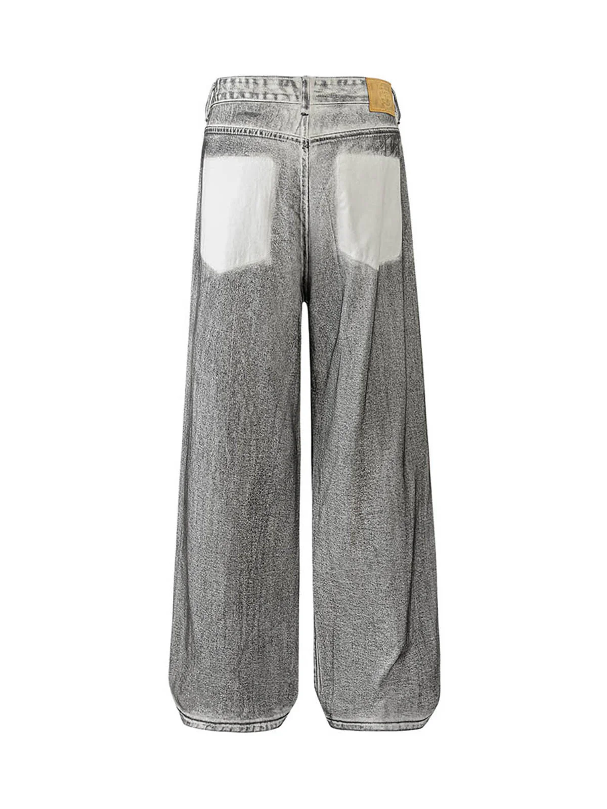 Thesupermade Washed Ripped Baggy Jeans